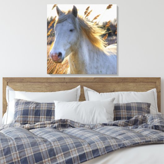 Mooi paard canvas afdruk (Insitu (Slaapkamer))