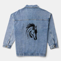 Mooi Paard Design Denim Jasje