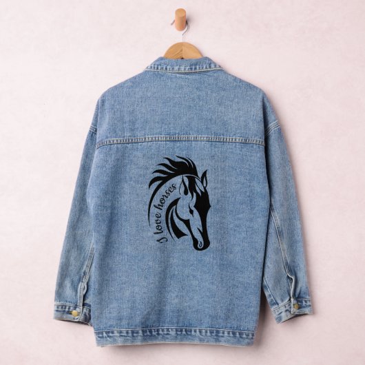 Mooi Paard Design Denim Jasje Jacket (Hangar)