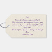 Mooi Paard en Bloemen Paardstickers Cadeaulabel (Achterkant Horizontaal)