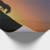 Mooi paard in de Zuidwestelijke Zonnegegift Wrap Cadeaupapier (Hoek)