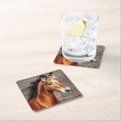 Mooi paard kartonnen onderzetters (Insitu)