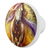 Mooi paard keramische knop (Rechts)