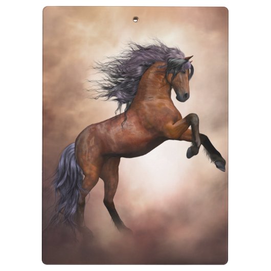 Mooi paard klembord (Achterkant)