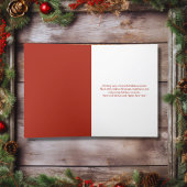 Mooi paard met krans Feestelijke Kerst Feestdagen Kaart