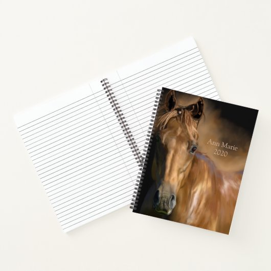 Mooi paard notitieboek (Binnen)