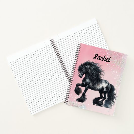 Mooi paard notitieboek (Binnen)