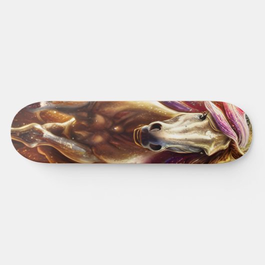 Mooi paard persoonlijk skateboard (Horizontaal)