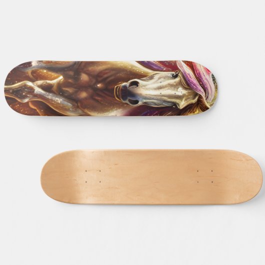 Mooi paard persoonlijk skateboard (Horizontaal)