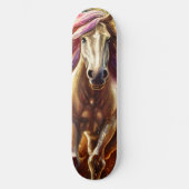 Mooi paard persoonlijk skateboard (Voorkant)