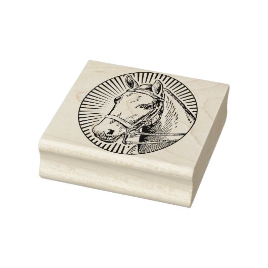 Mooi paard rubberstempel (Stempel)