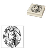Mooi paard rubberstempel (Gestempeld)