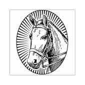 Mooi paard rubberstempel (Afrduk)