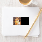 Mooi paard Rustic Barn Board Etiket (Insitu)