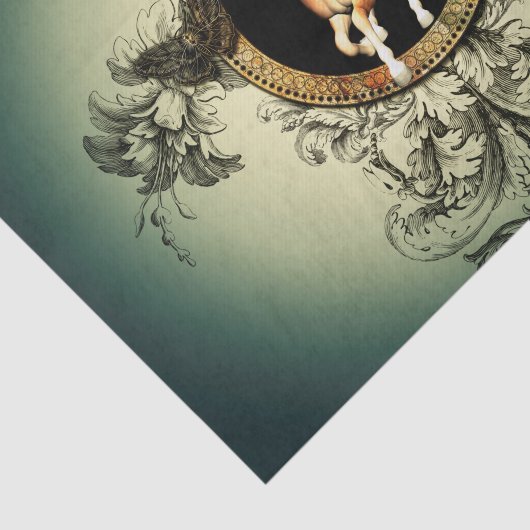 Mooi paard tissuepapier (Detail)