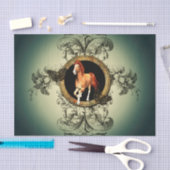 Mooi paard tissuepapier (Craft)