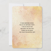 Mooi Paardenkopportret in Waterverf Bedankkaart (Achterkant)