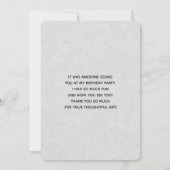 Mooi Paardenkopportret in Waterverf Bedankkaart (Achterkant)