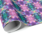 Mooi paars blauwgroen cadeaupapier (Rol Hoek)