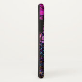 Mooi Paars Glas in lood PatroonHoesje Case-Mate iPhone Case (Achterkant/rechts)