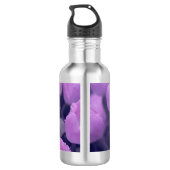 mooi Paars Tulip Terug naar school Waterfles (Achterkant)