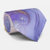 Mooi Paarse wervelende naadloze patroon Stropdas (Opgerold)