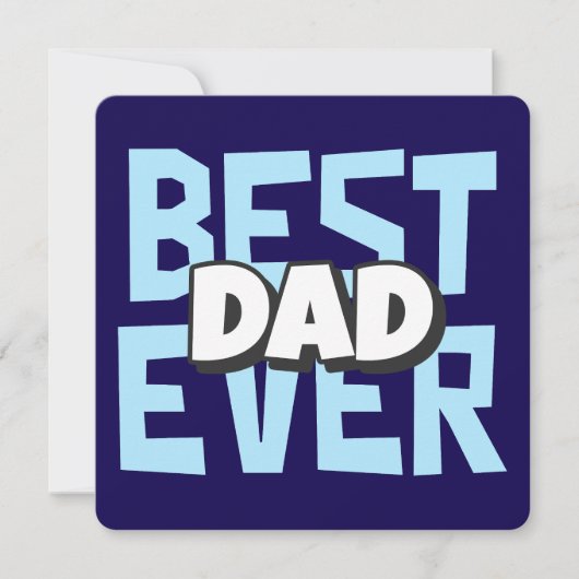 Mooi papa Vaderdag wenskaart Feestdagenkaart (Voorkant)