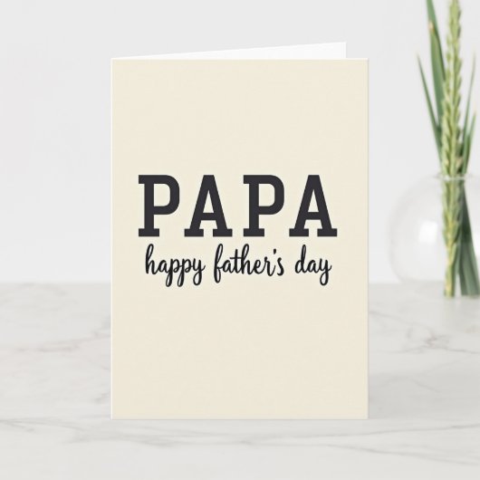 Mooi papa vadersdag kaart (Voorkant)