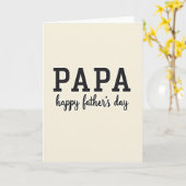 Mooi papa vadersdag kaart (Gele Bloem)