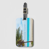 Mooi paradijs gevonden bagagelabel (Voorkant (verticaal))