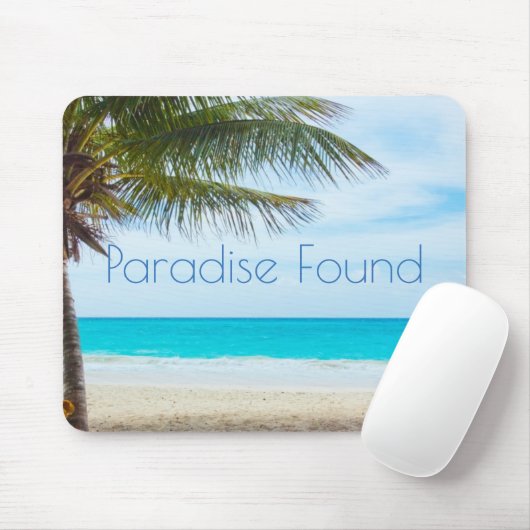 Mooi paradijs gevonden muismat (Met muis)