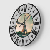 Mooi Parijs ~ Eiffeltoren bij schemering ~ * ~ Grote Klok (Hoek)