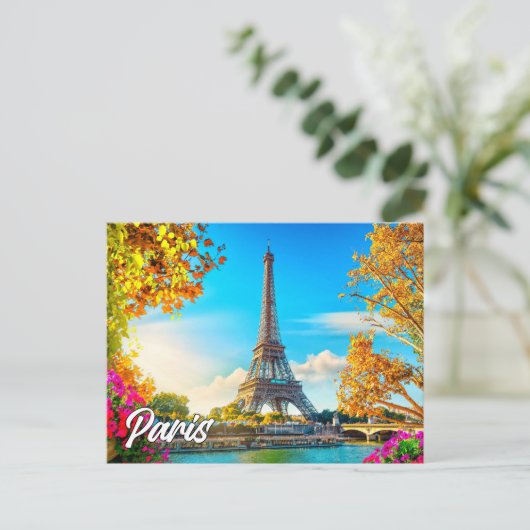 Mooi Parijs, Frankrijk | Eiffeltoren Briefkaart (Staand voorkant)