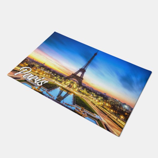 Mooi Parijs, Frankrijk | Eiffeltoren Deurmat (Schuin)