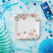 Mooi pastel Baby shower Papieren Bordje (Feest)