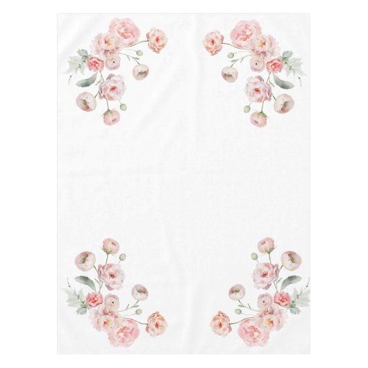 Mooi pastel Baby shower Tafelkleed (Voorkant)