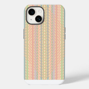 Mooi Pastel Diamant Patroon iPhone 14 Hoesje