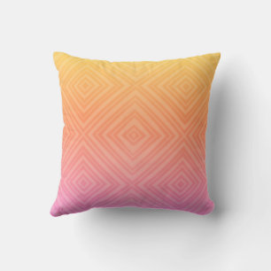 Mooi Pastel Hypnotische Diamant Moderne Pop Art Kussen