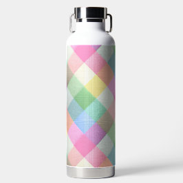 MOOI PASTEL PAASJE RUITJES PATROON WATERFLES