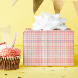 Mooi Pastel Plaid Cadeaupapier
