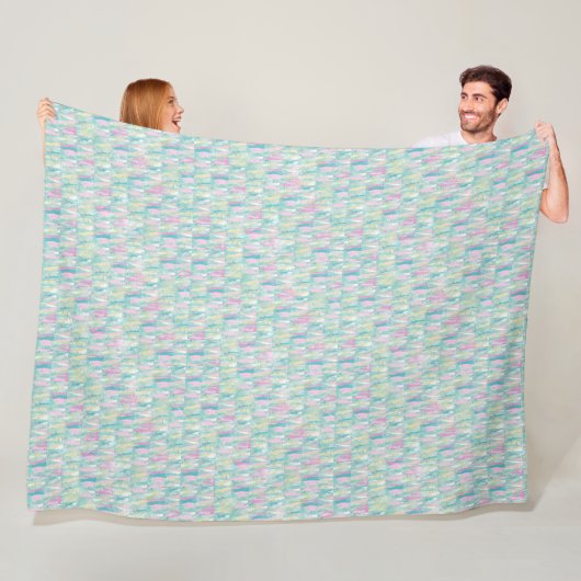 Mooi Pastels Fleece Deken (In situ)