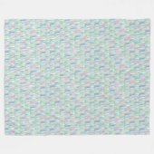 Mooi Pastels Fleece Deken (Voorkant (Horizontaal))