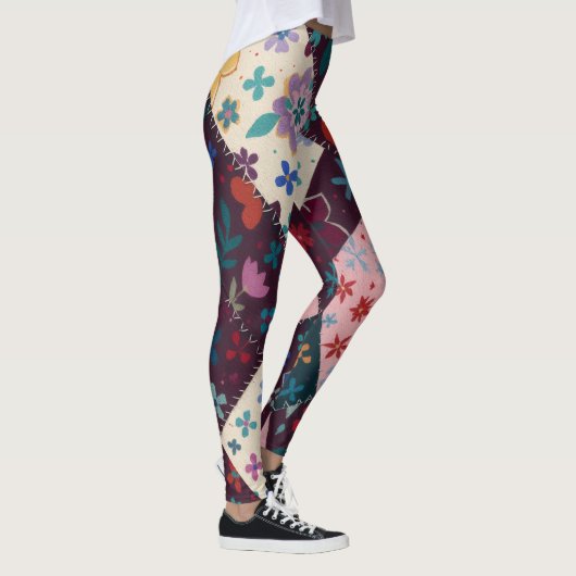 Mooi Patchwork Broek Leggings (Rechts)