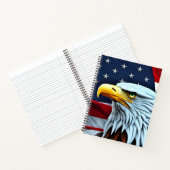 Mooi Patriottisch Amerikaans Notitieboek van de Ea (Binnen)