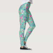 Mooi patroon met zomerelementen leggings (Rechts)