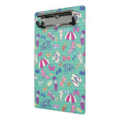 Mooi patroon met zomerelementen mini klembord (Angled2)