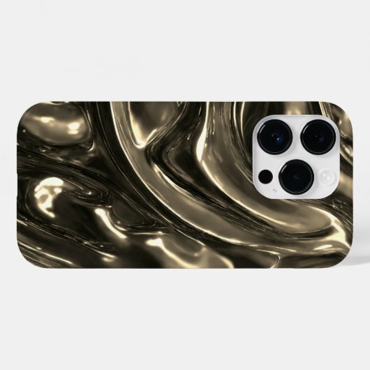 Mooi patroon van titanium kleuren Case-Mate iPhone case (Achterkant (horizontaal))