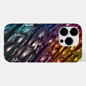 Mooi patroon van titanium kleuren Case-Mate iPhone case (Achterkant (horizontaal))