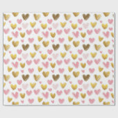 Mooi patroon voor Valentijnsdag Cadeaupapier (Vlak)