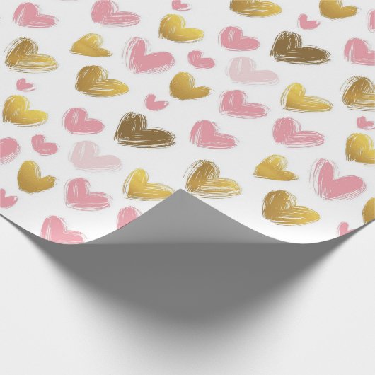 Mooi patroon voor Valentijnsdag Cadeaupapier (Hoek)